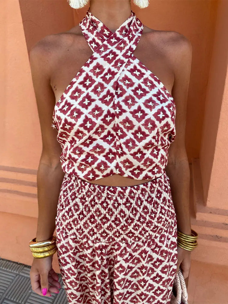 Mickay™ — Verfijnde Midi Jurk met Blote Schouders