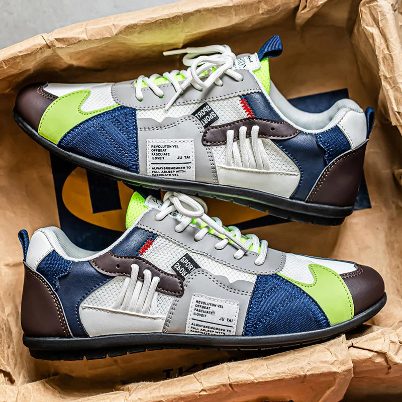 Varel | Retro Sneakers met Kleurrijke Accenten