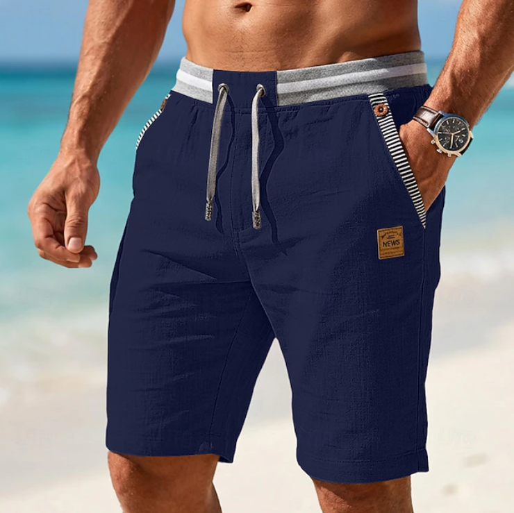 Varel | Lichte zomershorts met verstelbaar trekkoord
