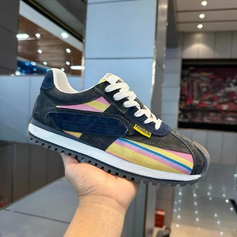Piero | Retro-sneakers voor heren met een dynamisch ontwerp