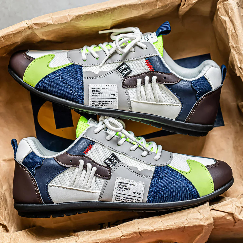 Varel | Retro Sneakers met Kleurrijke Accenten