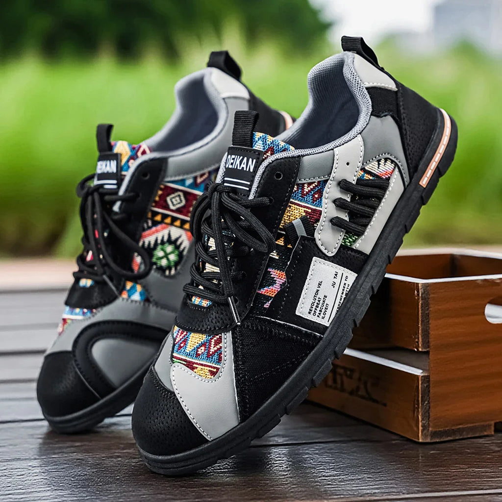 Gianluigi | Retro outdoor sneakers voor mannen met een urbane stijl