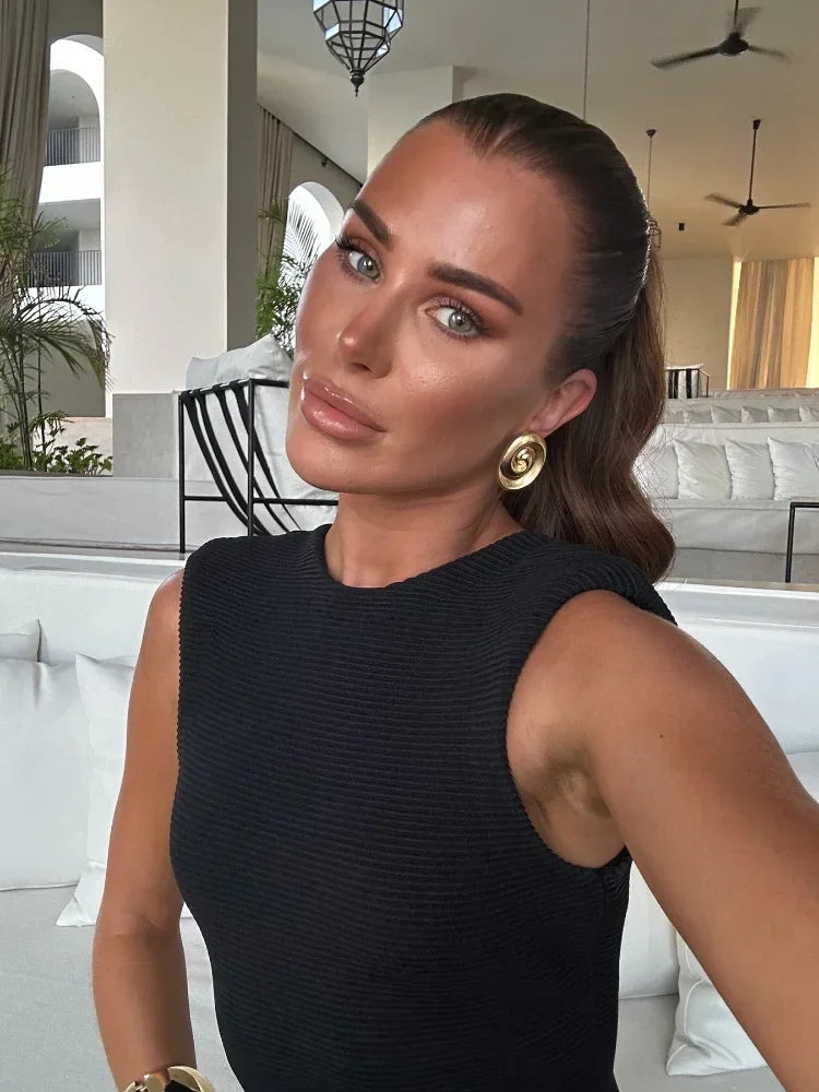 Aline™ — Lange Jurk met Franjes