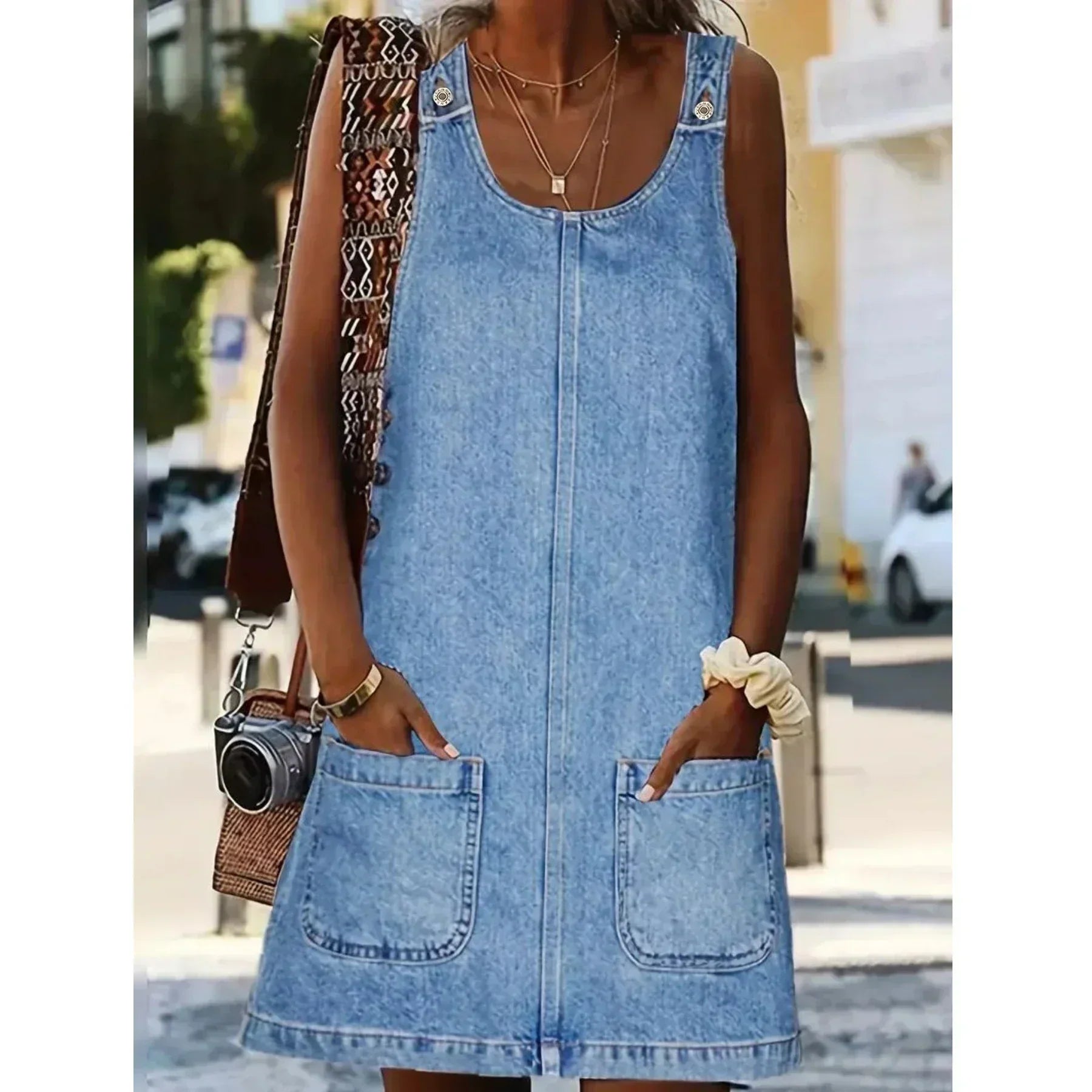 Saylor | Casual outfits met denim-look