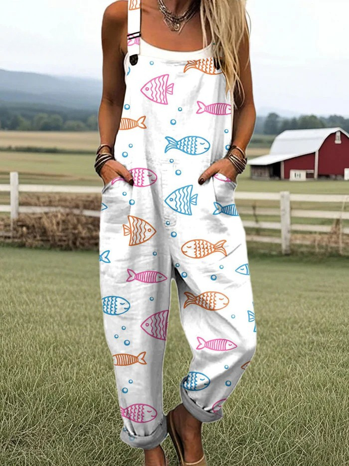 Mono bloemig vintage met wijde pijpen – moeiteloze stijl en comfort de hele dag