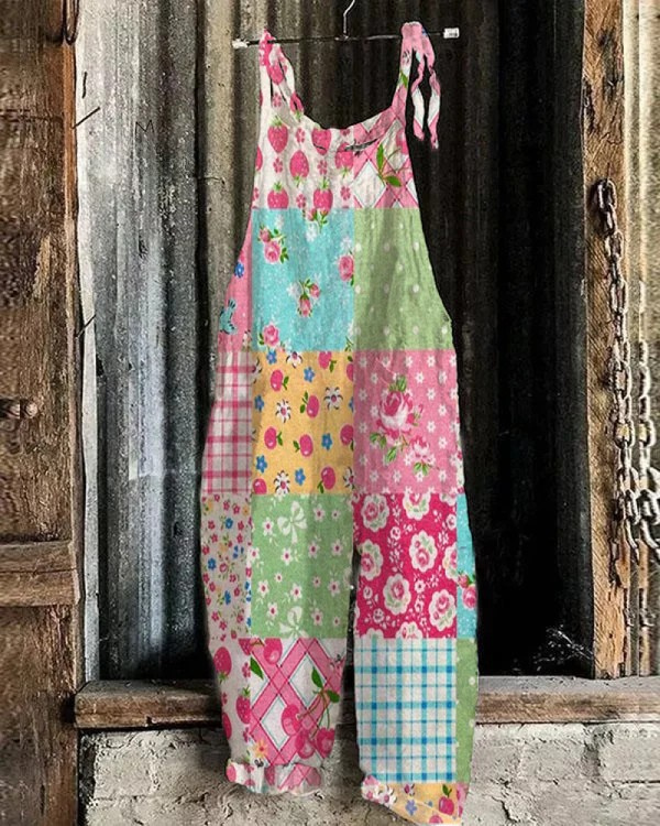 Bohemien Bloemrijke Jumpsuit - Onverschrokken Stijl voor Dames, Comfort de Hele Dag