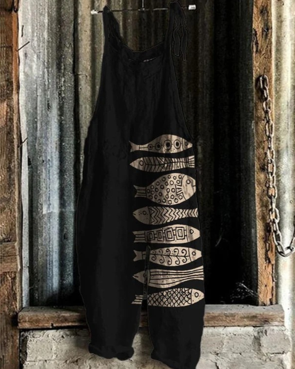 Vintage bloemen jumpsuit - Elegante en comfortabele stijl voor dames