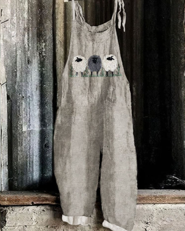 Vintage jumpsuit - Elegante stijl voor dames met comfort en functionaliteit