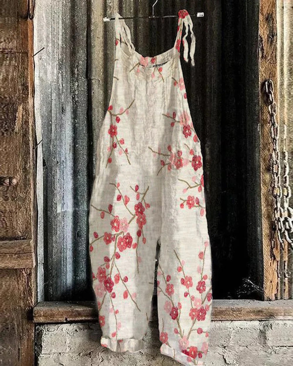 Jumpsuit Floreale Vintage - Stile Elegante per Donne con Comfort e Versatilità