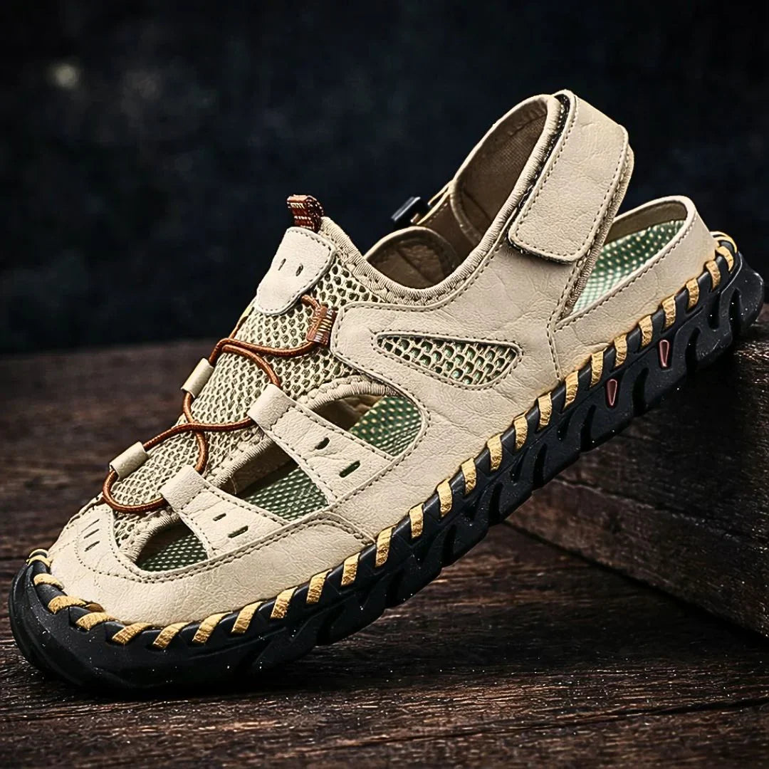 Sandro | Comfortabele leren sandalen