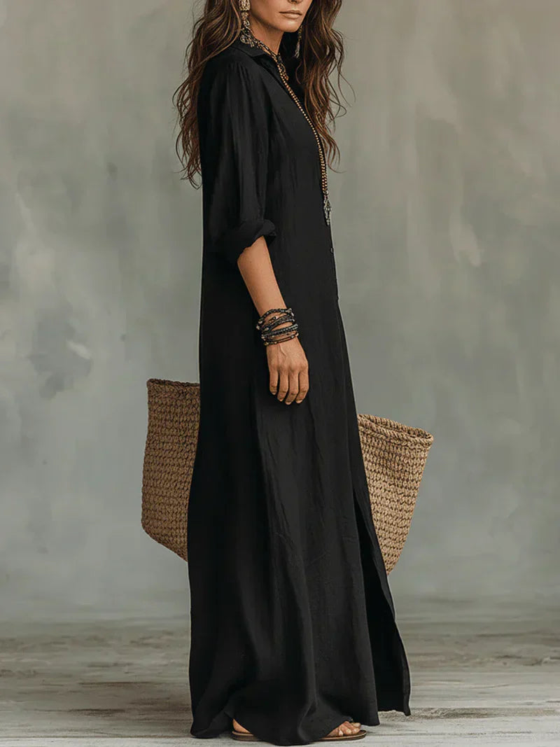 WILLOW | Flatterende moeiteloze maxi-jurk voor dagelijks en casual gebruik