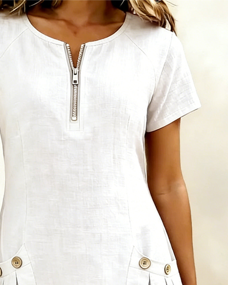 Lina™ Jurk – Tijdloze elegantie voor elke dag