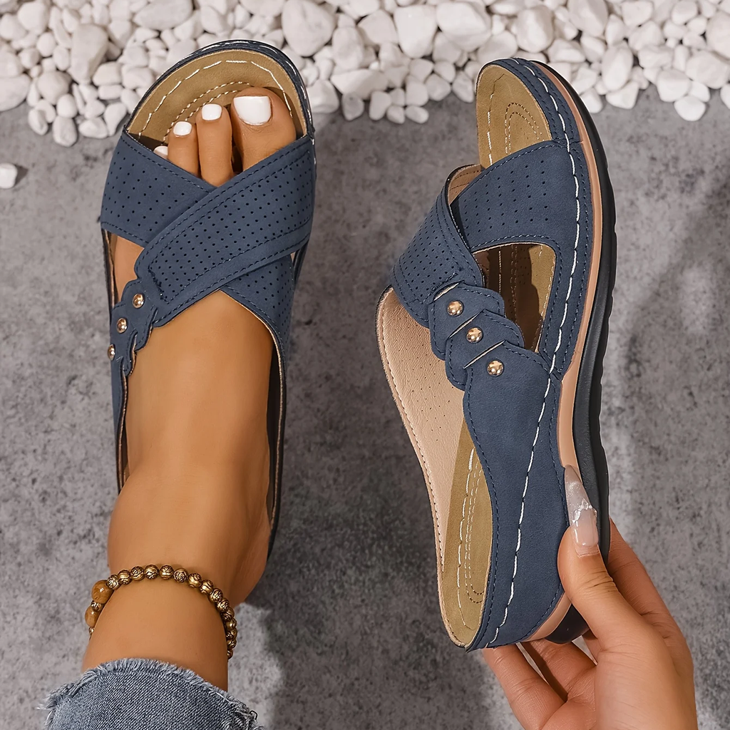 Estelle | Comfort-Wedgesandalen met Ergonomisch Voetbed