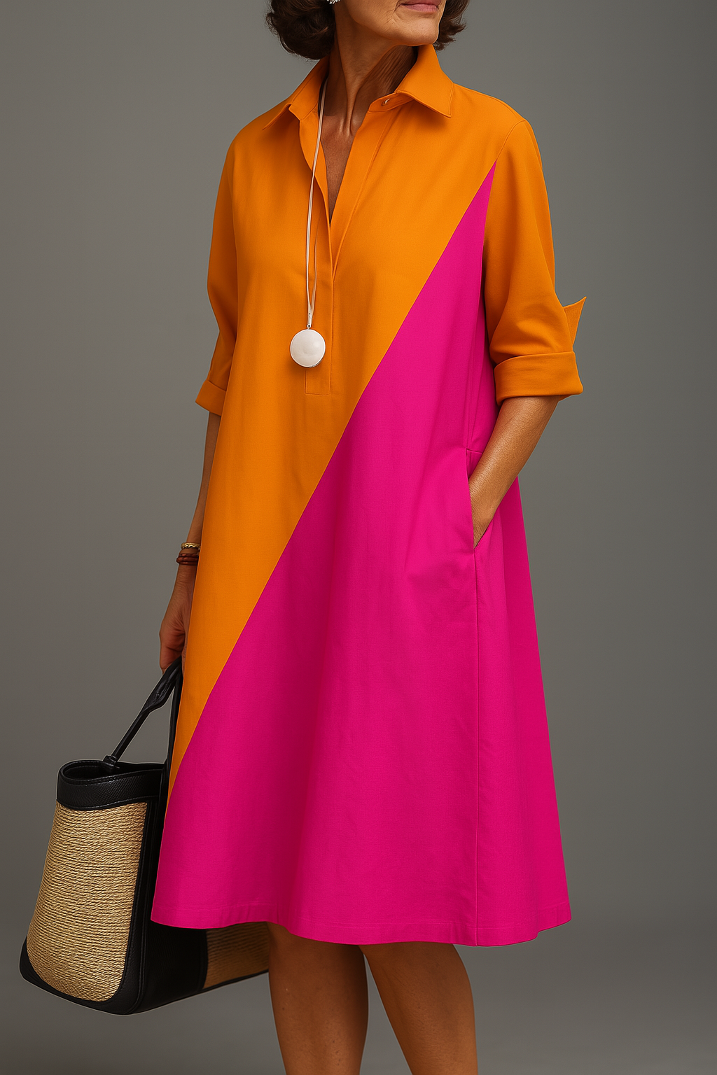 Sabrina | Comfortabele midi-jurk
