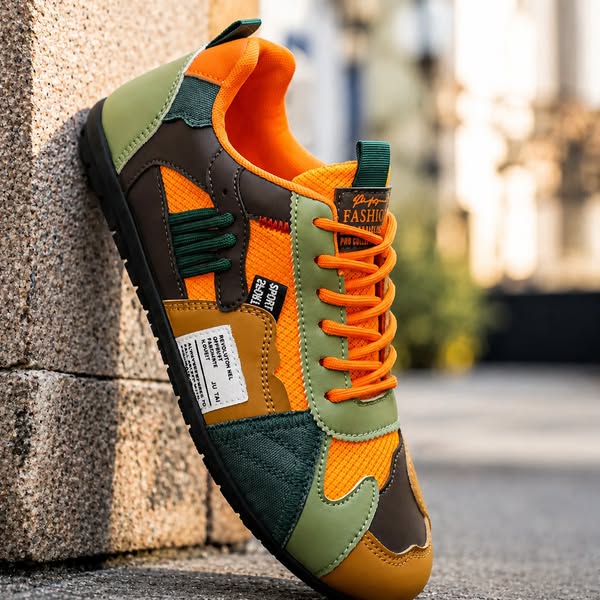 Varel | Retro Sneakers met Kleurrijke Accenten