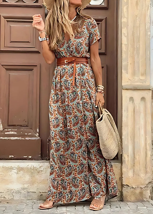 Lyra™ — Elegante Bohemian Maxi-jurk