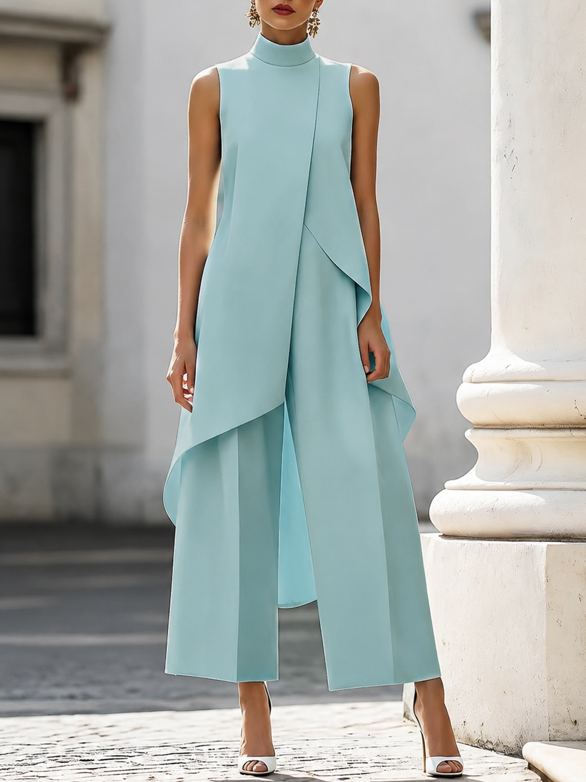 Catalina - Elegante lange jumpsuit met een mooie, vloeiende pasvorm
