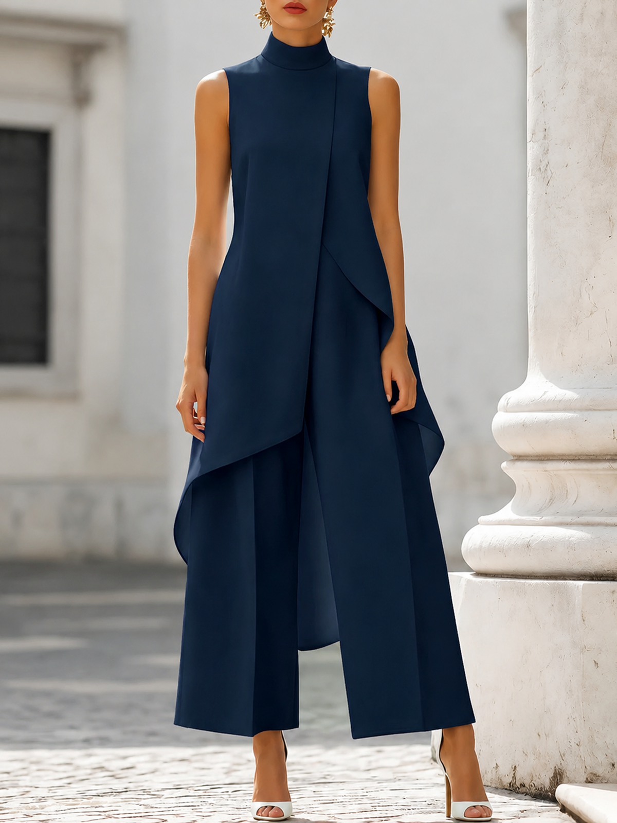 Catalina - Elegante lange jumpsuit met een mooie, vloeiende pasvorm