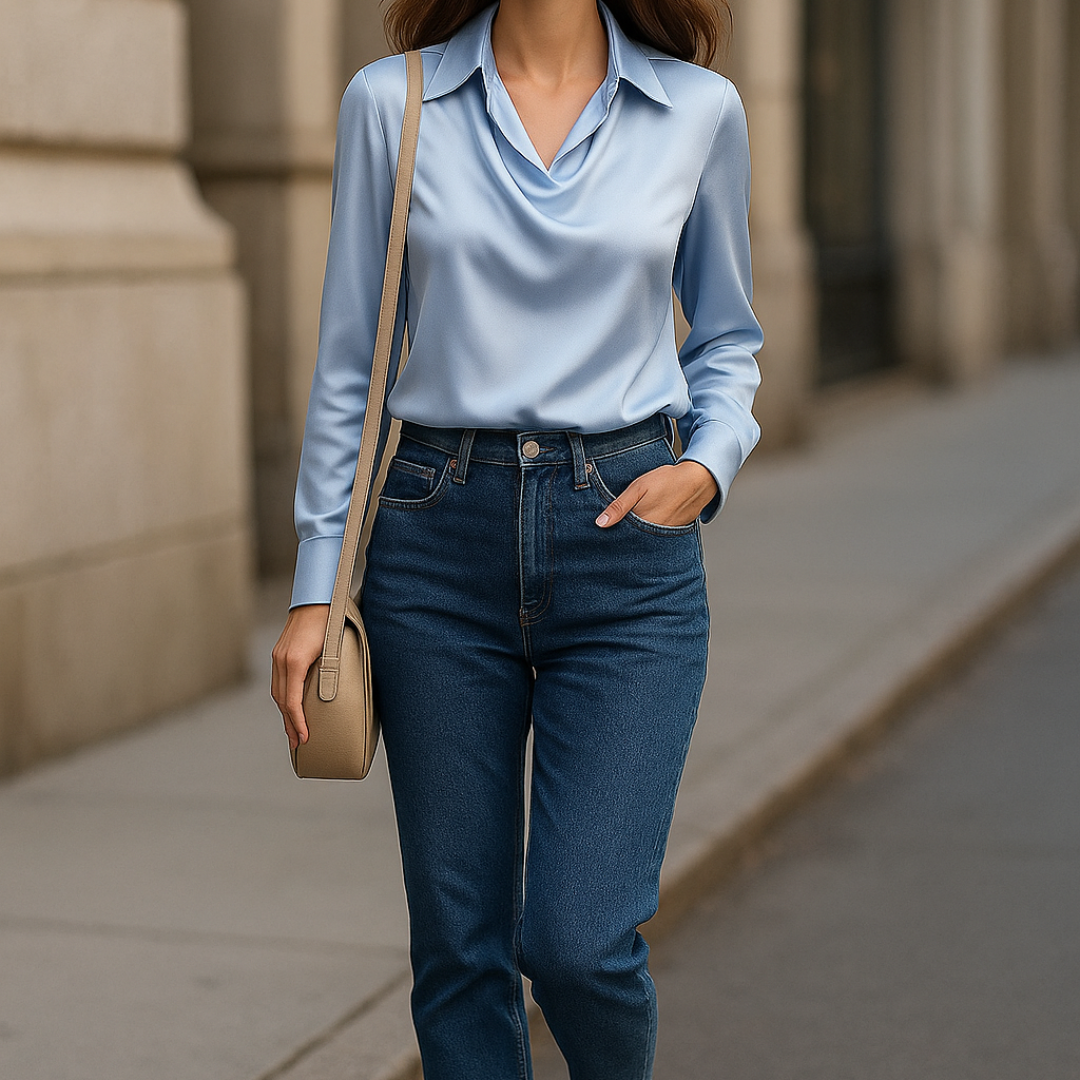 Lumina™ — Glanzende Blouse