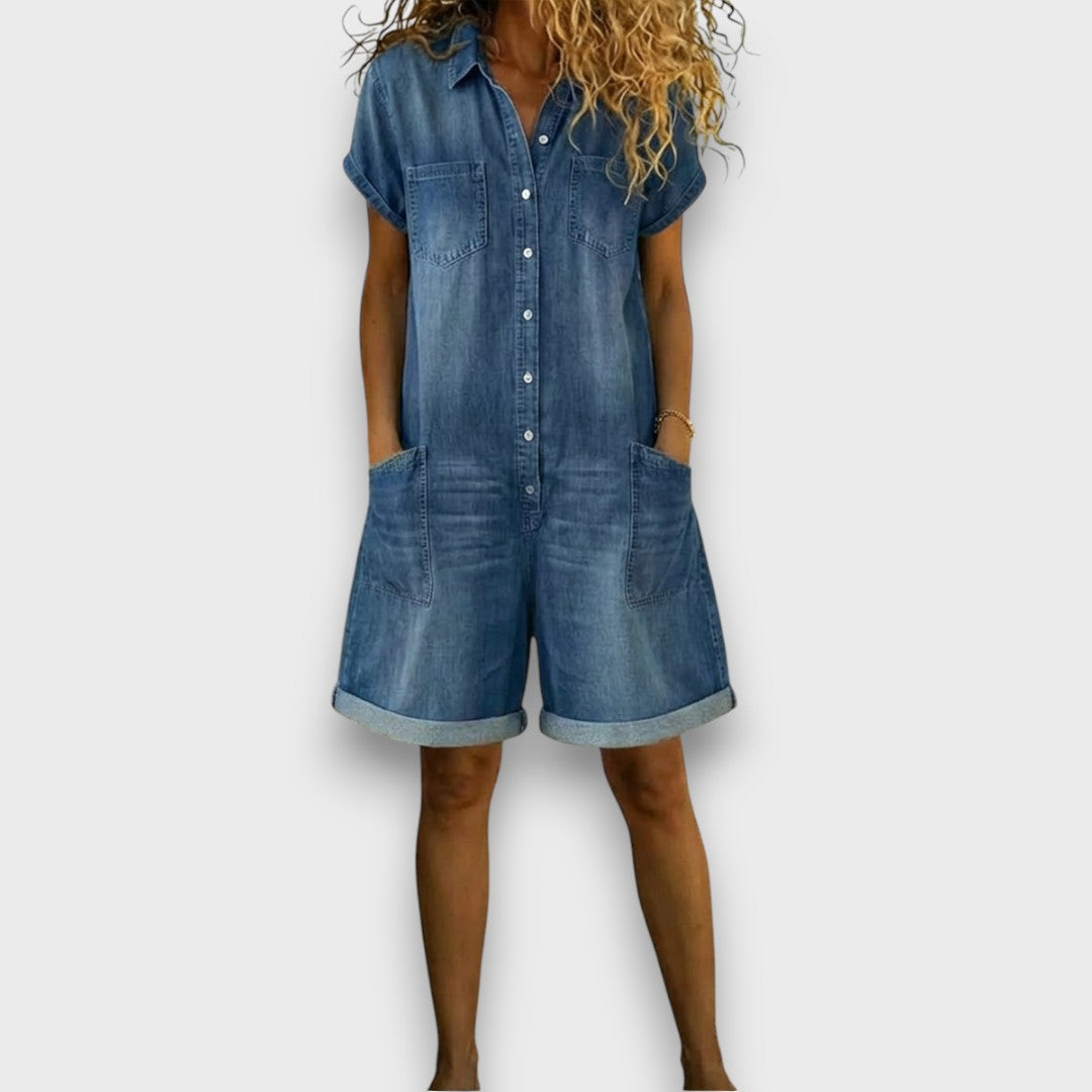 Joan | vintage shorts met denimlook