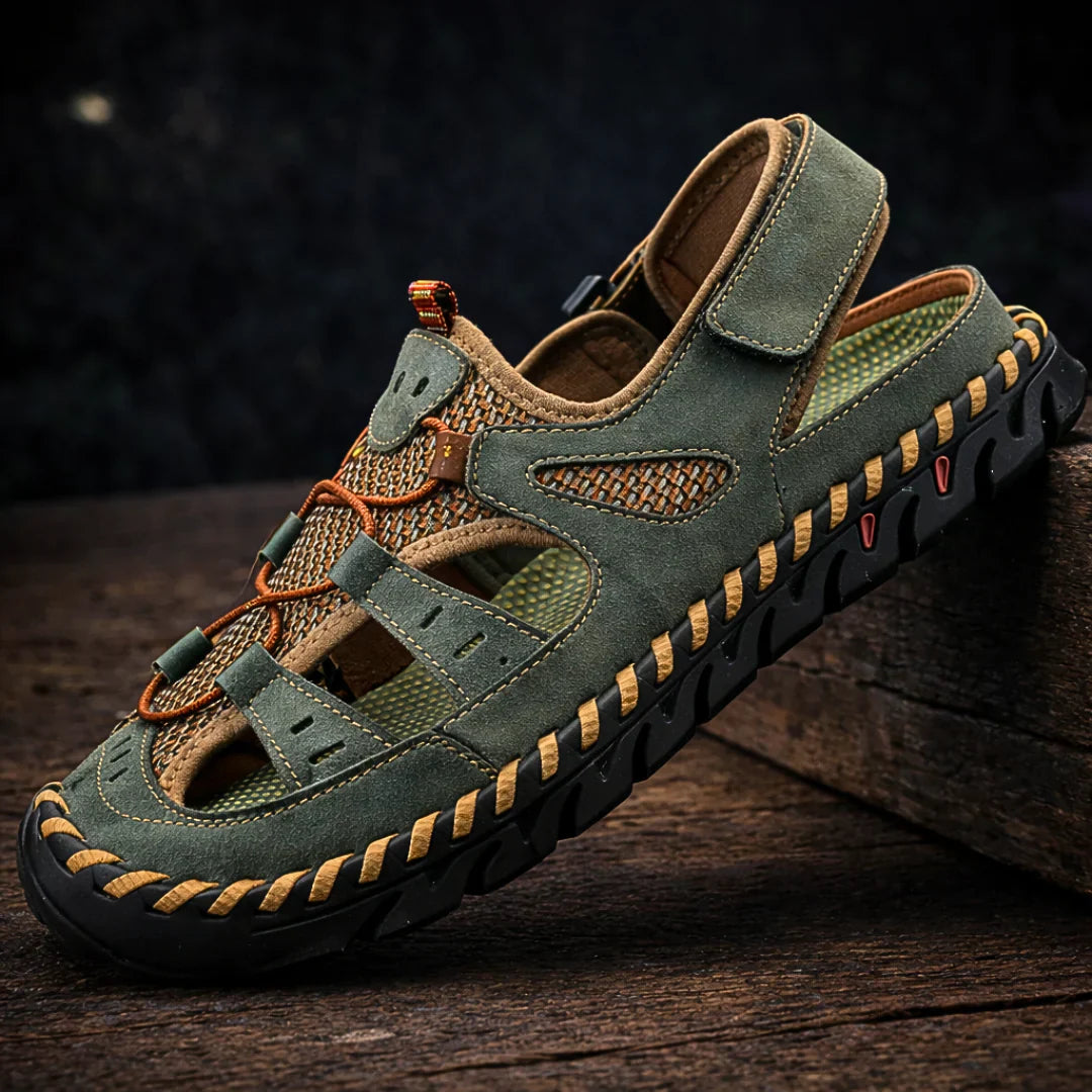 Sandro | Comfortabele leren sandalen