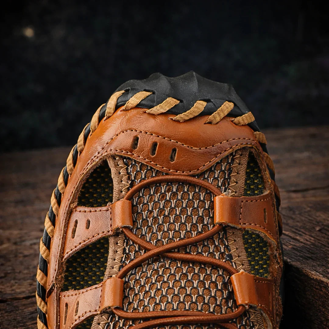 Sandro | Comfortabele leren sandalen