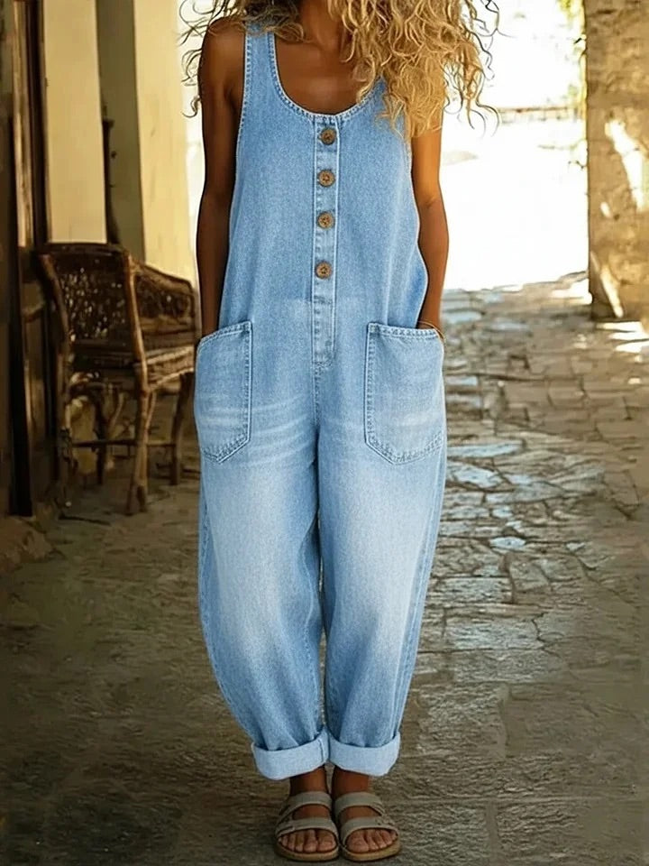 Ruth | Katoenen jeans vintage georganiseerd