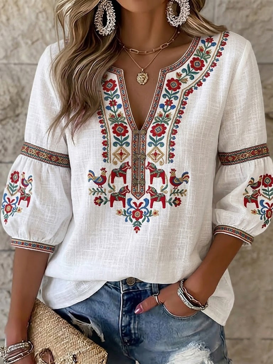 Vintage Lente Blouse