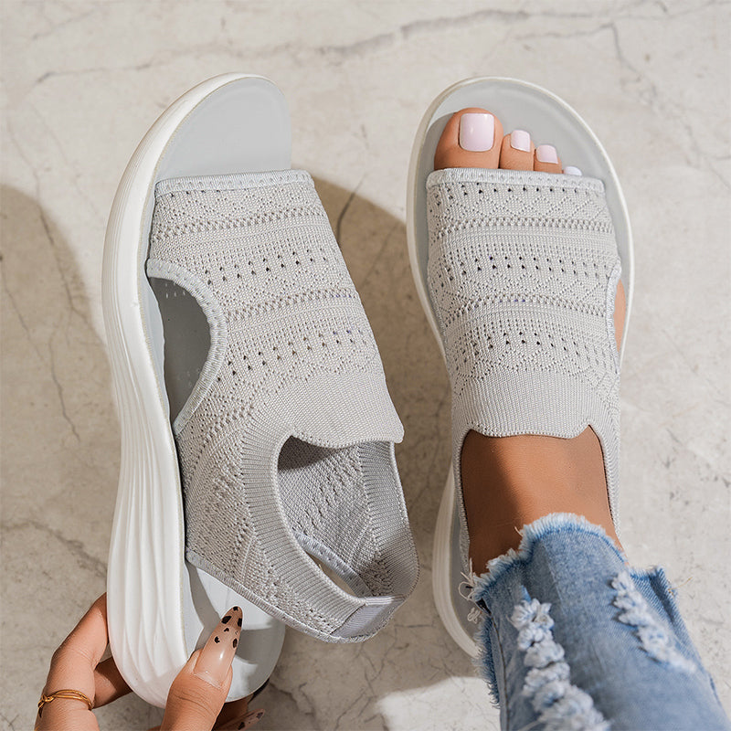 Lisa™ | Dames Platformsandalen van Ademend Materiaal