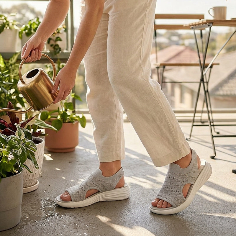 Lisa™ | Dames Platformsandalen van Ademend Materiaal
