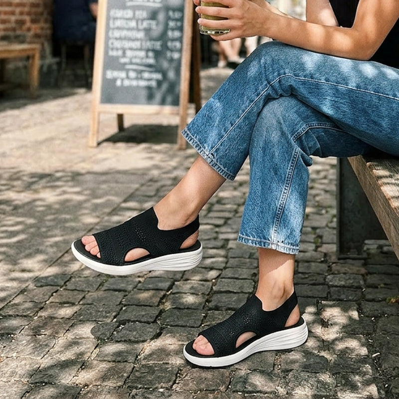 Lisa™ | Dames Platformsandalen van Ademend Materiaal