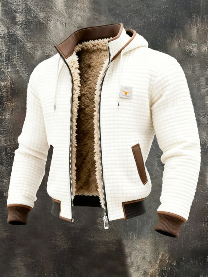 Stijlvol Retrojack met Capuchon & Ritssluiting